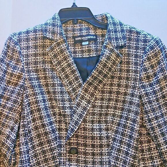 Karl Lagerfeld Paris Short Jacket 14P. Business or Y2k Ware. - Picture 4 of 13